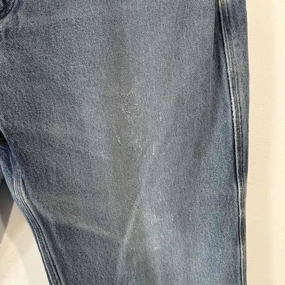 Duluth Trading Flex Ballroom Denim Jeans Men's 40x28 Relaxed Fit Light Wash - Picture 4 of 13